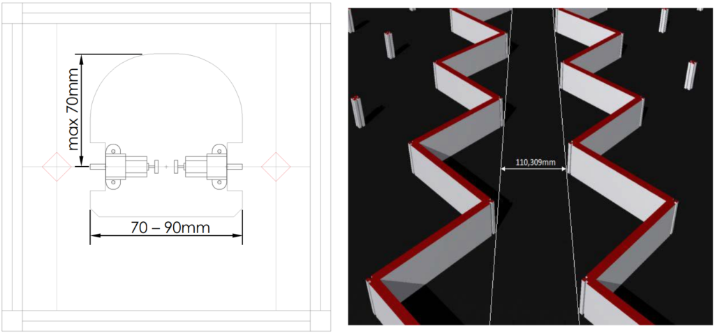 Micromouse Dimensions